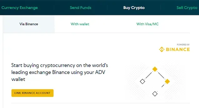 Advcash Binance